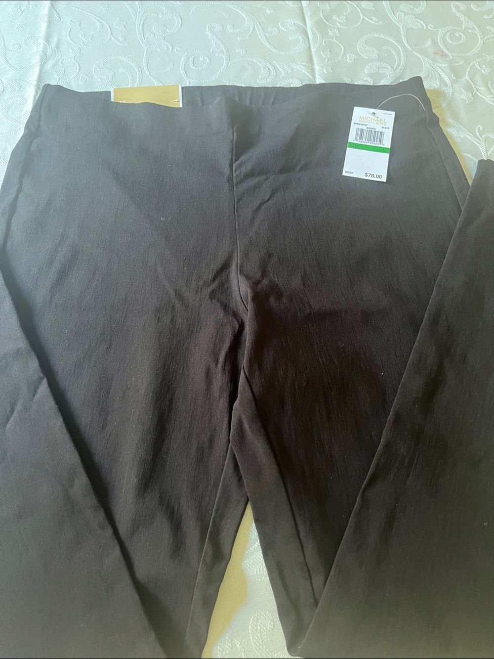 Michael Kors Black Stretch Leggings